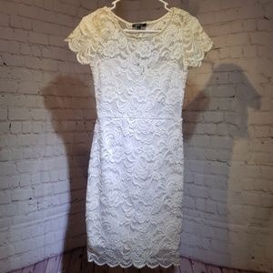 🛍3/$25 Ambiance Lace dress off white
